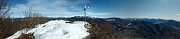 33 Panoramica dalla cima del Podona